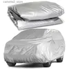 Bâches de voiture S/M/L/XXL couverture Anti-UV étanche à la poussière intérieur extérieur universel pour berline camion SUV complet Q231012