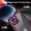 Чехлы Magsafe для Iphone 15, 14, 13, 12, 11 Mini Plus Pro Max Armor, противоударный магнитный чехол с притяжением, роскошный чехол