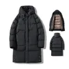 Piumino da uomo Parka Fodera in lana Parka Giacca da uomo Inverno Harajuku Classic Brand Street Trend Cappotto con cappuccio Casual Caldo Addensare Maschio 231012