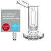 Matrix Perc Thick Glass Sidecar Bubbler Percolator Hookahs Smoking water pipe with Glass Bowl