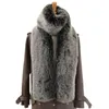 Sjaals Qearlstar 180 cm superlange nepbont sjaal winter vrouwen sjaal cosplay Warm Fashion decor Fluffy Shawl Wrap Luxe sjaal YT09 231012