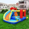 Inflatable Castle Outdoor Water Jumping Castle Slide Park For Kids Children Park Toys Bounce House with Blower Jumper for Kids Indoor Outdoor Play Fun Small Gifts