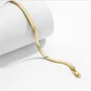 2021 Eenvoudige Mode Bruiloft Armbanden Ins Top Verkoop Sieraden 18K Gold Fill Hoge Kwaliteit Populaire Vrouwen Snake Bangle Armband gift267Y