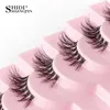 Valse Wimpers Half Fake 510 Wimpers Zachte Natuurlijke Cat Eye Make-Up Tool Extension Pluizige Faux Cils maquiagem 231012