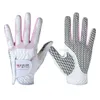 Rękawiczki sportowe 1 para golfa dla kobiet tkanina i lycra 4 uprzejme prezent sportowy rękawiczka lewą prawą ręką oddychającą oddychającą magiczną taśmę 231012