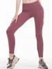 Leggings pour femmes Maille Épissage Sport Leggings Serrés Nake Feel Tissu Gym Ventre Contrôle Legging Non Voir À Travers Un Pantalon De Qualité 231013