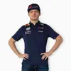 Red Color Bull Racing 2022 Team Polo Shirt Uniform Max Verstappen Formel 1 Officiell Kit F1 Fan Party Plus Sizess012170Q