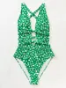 Damskie kąpiel kąpielowa stroje kąpielowe plażowa impreza wakacyjna nosić seksowne bikini zestaw koronkowy w górę Kobiety w kwiecistej kropce kwiecistej pchnięcia