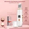 Dispositivos de cuidados faciais Limpador ultrassônico Purificador facial Ems Massageador iônico para peeling facial Microcorrentes de levantamento para espátula de cuidados com a pele 231012