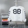 Męskie płaszcze Obiter Zewnętrzne Letter Męski list haftowany sweter wydrukowany pullover luźny sweter z kapturem czysty bawełniany miękki unisex s12u20