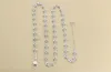 Цепочки из стерлингового серебра 925 пробы, модное ретро-тайское серебряное ожерелье с подвеской в виде виноградной лозы, женского персонажа, четырехлистный клевер