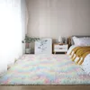 カーペットリビングルームカーペットベッドサイドラグ200x250プロモーションフロアソフトマット装飾白いふわふわの大きな子供ピンクのベッドルームカーペット231012