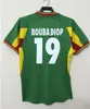 2002 Senegal Retro jerseys Diouf BOUBA DIOP voetbalshirt H.CAMARA KH.FADIGA voetbalshirt DIAO Classic maillot de Uniformen