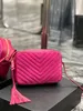 Topontwerper LOLOLOU tas, grote schouderketting handtas portemonnee, authentiek kalfsleer Grosgrain luxe informatie handtas portemonnee, crossbody tas, verzonden naar federale