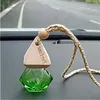 Decorazione auto Bottiglia di vetro Riutilizzabile Olio essenziale Bottiglie di profumo Vaso Deodorante Diffusore Appeso Contenitore vuoto Ornamenti Plein