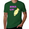 Men's Polos Bird UP T-Shirt Korean Fashion Aesthetic Clothes Shirts Graphic Tees Kawaii Men T Shirt