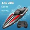 Lsrc-b6 High Speed Rc Racing Boat 2.4g Model Electric Dual Motor Radio Simulation For Waterproof Rechargeable Toys Gifts