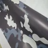 2018 Neues Arcticc Blue Camouflage Camo Vinyl für Car Wrap Camo Covering Film mit Air Release Fahrzeuggrafik Größe 5x32ft 67ft 9265c