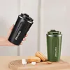 Tazze Display portatile Tazza da caffè digitale Tazze per acqua fredda termica in acciaio inossidabile Bicchieri Thermos da viaggio sottovuoto Tazza 231013