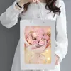 Fleurs décoratives Oeillet Rose Savon Bouquet Cadeau De Fête Des Mères Avec Lumière LED Parfumée Artificielle Conservée Pour Maman Sac De Simulation