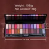 Eye Shadow 28 Färgsmink Eyeshadow Palette With Brush Matte Pigment Powder Metallic Glitter Make Up Cosmetic 231012