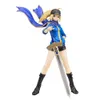 Mascot Costumes 23cm Anime Sexy Figure Alter Saber Fate Stay Night Blue Sportswear Cap Excalibur Standding Pose Model Dolls Toy Gift Collect