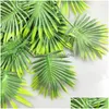 Decorative Flowers 78Cm Hanging Simated Flower Plant Sunflower Leaf Decoration Fake Wall Per Vine Dhooh