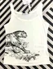 Kvinnors tankar Toppkvinnor T-shirt Urban Corset Woman Clothing Clothing Summer 2023 Crop Sexiga kläder för Tiger Printing Vest