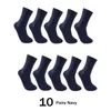 Men's Socks 10 Pairs/Pack Men Screw Cotton High Quality Set Casual Four Seasons Dress For Business Mid Tube Gift