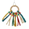 Autres fournitures d'oiseaux Jouets pour perroquets Perroquets moyens Conure Bite Accessoires de cage colorés Conception en forme d'éventail pour perruches calopsittes perruches perruches