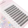 Faux Cils AM Forme Maquillage Professionnel Cils Individuels Cluster Spikes Lash Wispy Premade Russe Naturel Fluffy 231012