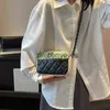 Modedesigner väska fast färgblockkedja lammskinn klaff multifunktionella pendlare damer tygkropp på väskan axel väska universell mångsidighet