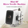 Or RF microcristal Anti-rides visage raffermissant rajeunissement de la peau Machine de beauté Microneedle + marteau à glace rétrécissement des pores Salon de blanchiment