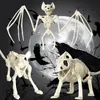 Outros suprimentos de festa de evento Halloween Horror Morcegos Esqueleto Rato Escorpião Lagarto Bonez Modelo Festival Decoração Decoração Assustadora 231013