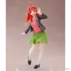 Maskottchen-Kostüme, echte 20 cm große Anime-Figur, Itsuki, rosa Oberteil, schwarzer Mantel, Schuluniform, die Quintessenz der Quintuplets, Modellpuppen, Spielzeug, Geschenk zum Sammeln