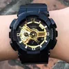 Orijinal Şok Watch Men Sport WR200ar G Watches Ordusu Askeri Şok Su Geçirmez İzle Tüm Pointer Work Dijital Bilek Clwatch LED 41 Renk