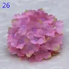 Decorative Flowers 37 Colors Simulated Hydrangea Flower Head Silk Decoration Wholesale European Wedding Arch Wall