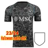 23 24 24 Neapol Osimhen męskie koszulki piłkarskie Napoli Halloween Olivera Elmas Zieliński H. Lozano Anguissa Rrahmani Lobotka Home Bramper Football koszulki