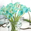 Dekorativa blommor hem 5st Artificial Touch Calla Lily Fake Flower Wedding Decor Bouquet Fashion