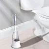 Toilettenbürstenhalter, Toilettenbürste und Halter, Toilettenschüssel-Reinigungsbürsten-Set, Unterrand-Lippenbürste und Aufbewahrungsbehälter für Badezimmer 231013