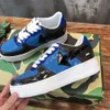 APbapeata OG Designer AP shose Sta Scarpe casual Sk8 Uomo Donna Nero Bianco Verde pastello Pelle scamosciata Uomo Donna Scarpe da ginnastica Forma scimmia MEDICOM TOY CAMO Sport all'aria aperta Jogging