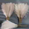 Dekorativa blommor 10/5st Artificial Pampas Grass Bouquet Fake Simulation Plant Reed For Wedding Party Home Decoration Boho Decor