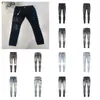 Designer nieuwe jeans heren skinny kleur broek lange hippie sticker borduurwerk slanke denim rechte straat broek groothandel herenbroek 28-40