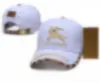 Novos Luxurys Desingers Carta Boné de Beisebol Homens Mulheres Caps Bordados Chapéus de Sol Moda Lazer Design Bloco Chapéu 21 Cores B-7