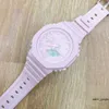 المراقبة الرقمية للرجال الرياضية الأوتوماتيكية Light Light Oak G 2100 Series Ultra Thin Dial المقاومة للماء LED World Time Iced Out