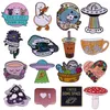 Broches Thee Dos Grappige Reversspeldjes Dames Broche Emaille Pin Badges Op Rugzak Leuke Stijlvolle Sieraden Mode Accessoires302p