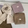 Écharpes Femmes coréennes foulards en cachemire dame hiver épaissir chaud doux Pashmina châles enveloppes femme couleur Pure tricoté longue écharpe pour les femmes L231013