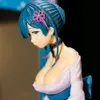 マスコットコスチューム13cmアニメフィギュアRe：ゼロレムとは異なる世界での生活セクシーなホワイトバスローブモデル人形トイギフト収集PVC素材