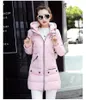 Trenchs de femmes Manteaux 2023 Mujer Parkas Invierno Maxi Taille Manteau d'hiver Femmes Chaud Parka à capuche Vestes épaisses Casaco de Inverno WXF397's