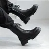 Stiefel Herren Mode Motorradstiefel Party Nachtclub Kleid schwarz echtes Leder Schuhe High Top Cowboystiefel hübsche lange Botas Zapatos 231012